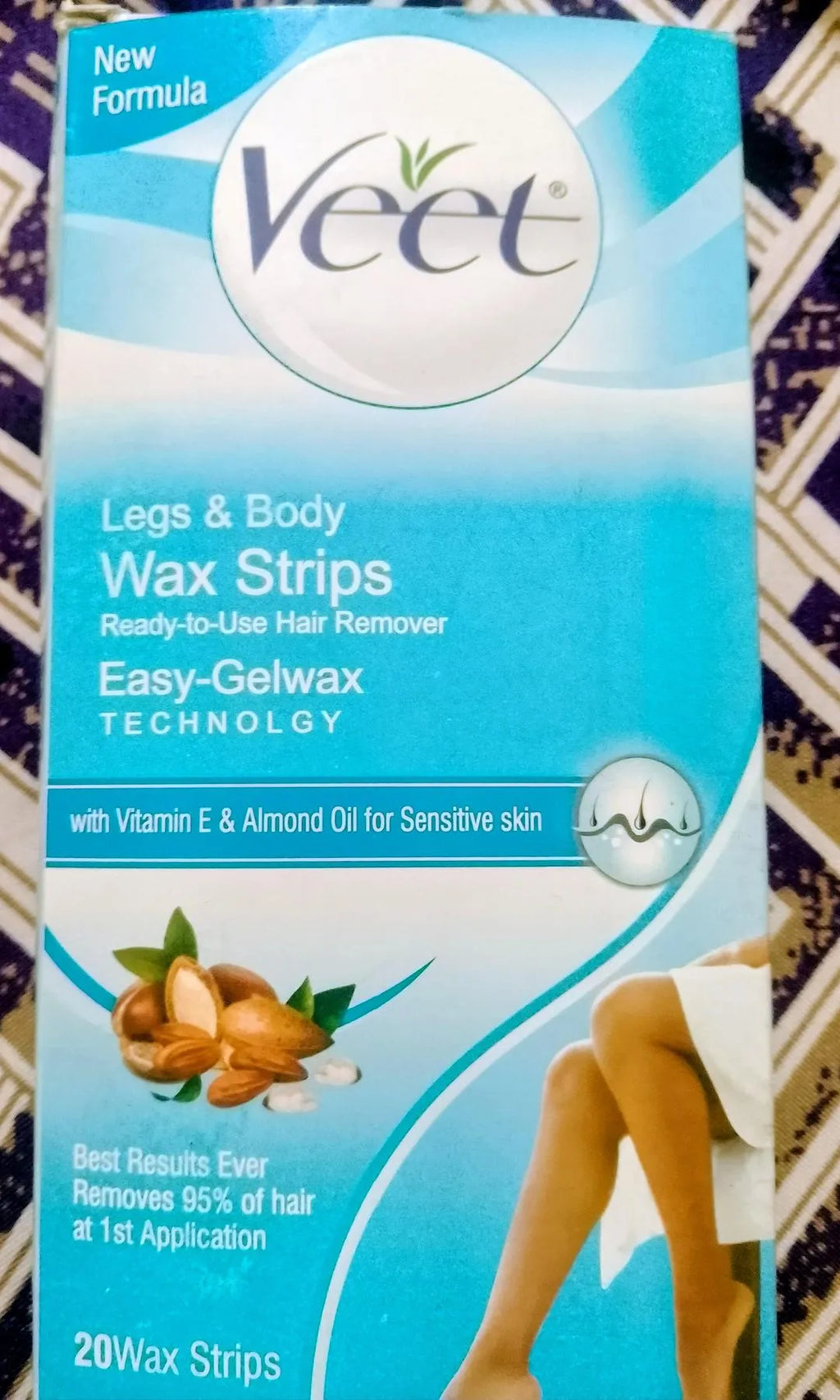 Veet Wax Strips for Smooth Legs & Body