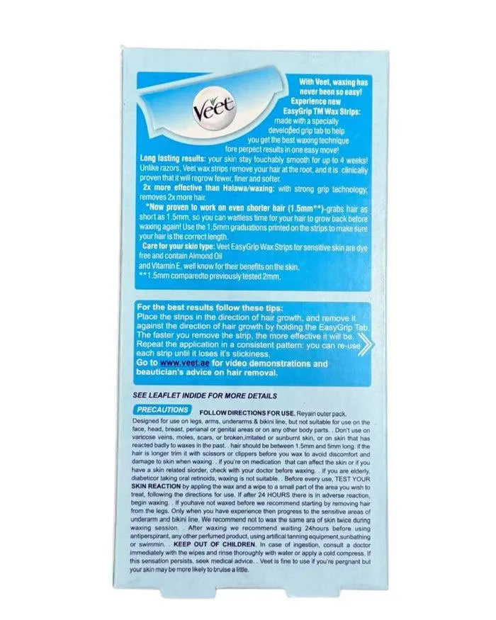Veet Wax Strips for Smooth Legs & Body